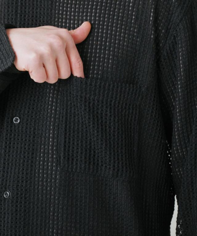 スプートニクス（SPUTNICKS）/かぎ針網み 長袖レースシャツ カジュアル