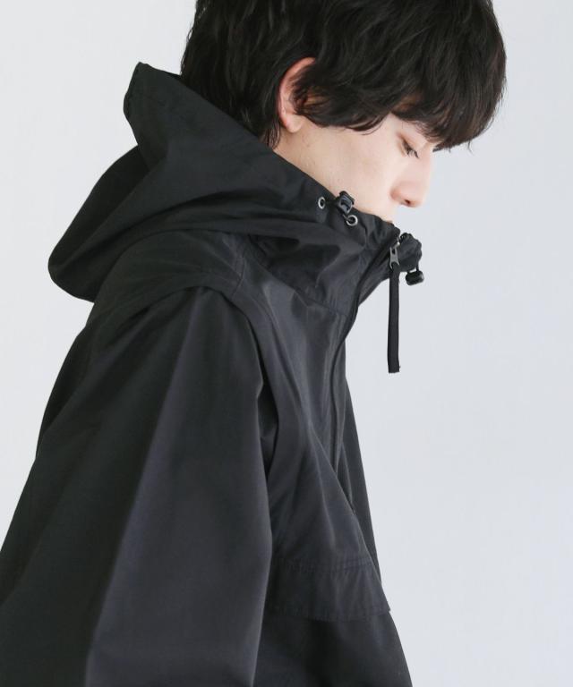 スプートニクス（SPUTNICKS）/コットンナイロン 袖着脱2WAYアノラック