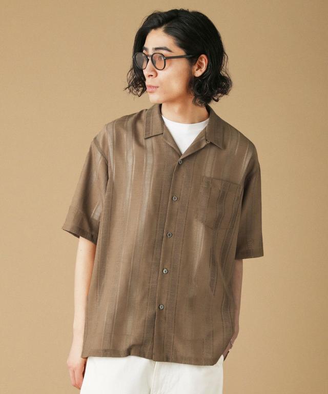 スプートニクス（SPUTNICKS）/レノクロスオープンカラー半袖シャツ_1