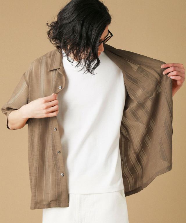 スプートニクス（SPUTNICKS）/レノクロスオープンカラー半袖シャツ_12