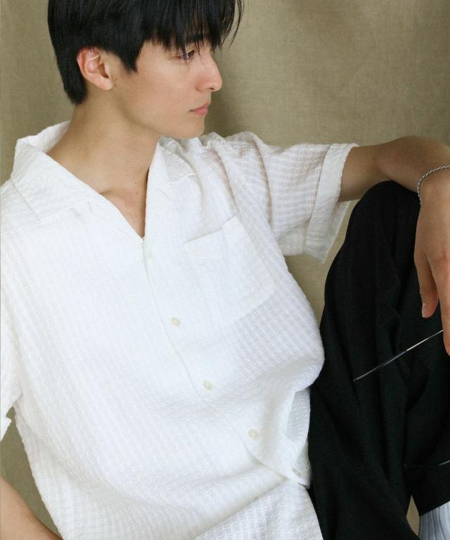 スプートニクス（SPUTNICKS）/日本製レノクロス（からみ織）オープン