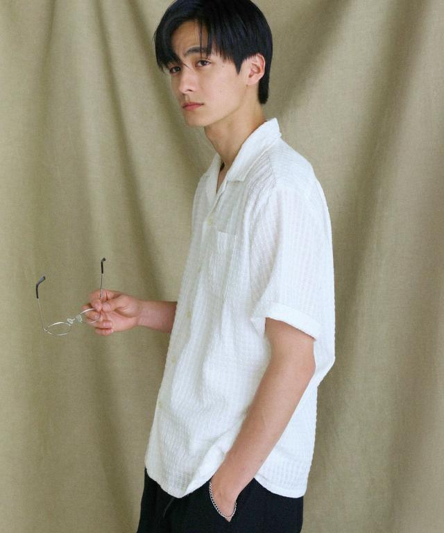 スプートニクス（SPUTNICKS）/日本製レノクロス（からみ織）オープン