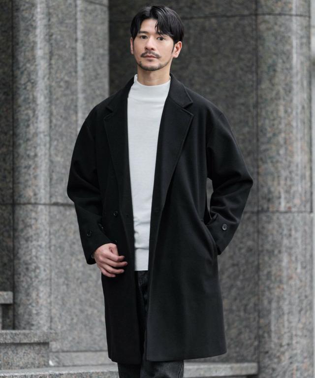スプートニクス（SPUTNICKS）/メルトンダブルチェスターコート