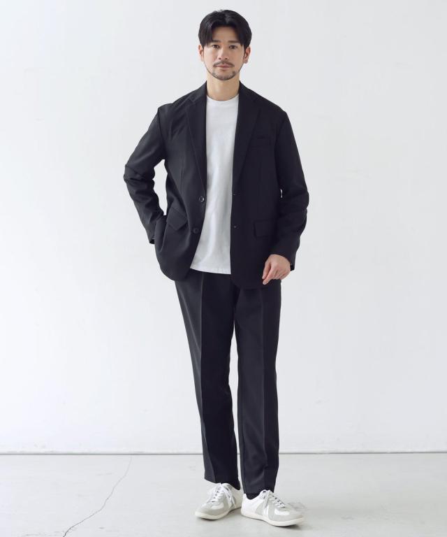 スプートニクス（SPUTNICKS）/機能性シングルテーラード＆イージースリムパンツ セットアップ_5