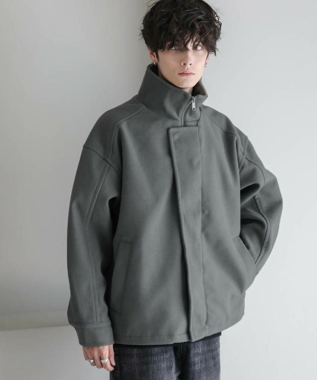 アストロノミー（ASTRONOMY）/ビッグシルエットメルトンスタンドネック