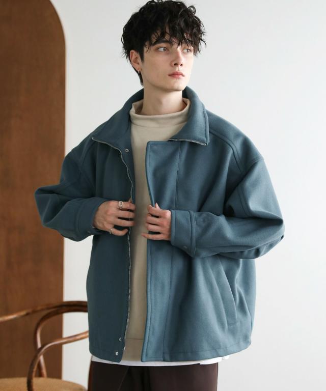 アストロノミー（ASTRONOMY）/ビッグシルエットメルトンスタンドネック