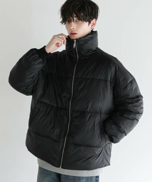 アストロノミー(ASTRONOMY)/スタンドネック裾ドローコードダウンブルゾン