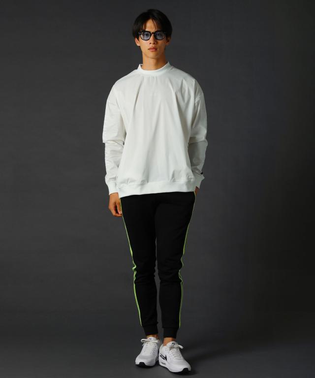 レジェス（REZES）/＜LUXE/R＞撥水ストレッチ布帛止水ジップハイネック