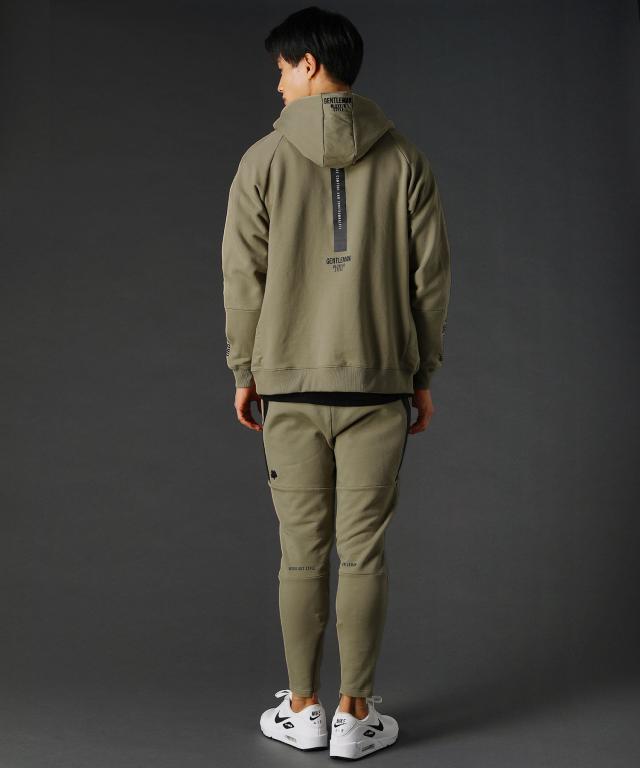 レジェス（REZES）/＜LUXE/R＞ナイロンツイル切替裏起毛ハイネック止水