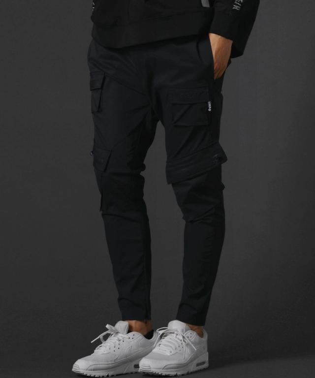 レジェス（REZES）/ベルトループ付き撥水加工ストレッチ布帛ダブル