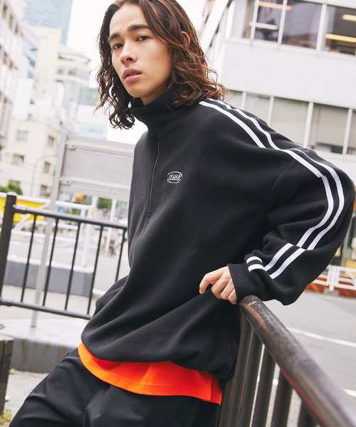 高速配送 XLサイズ adidas originals ハーフジップスウェット