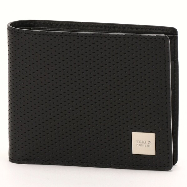 タケオキクチ/フラットメタル 財布 二つ折り 小銭入れありの通販は 6,811円