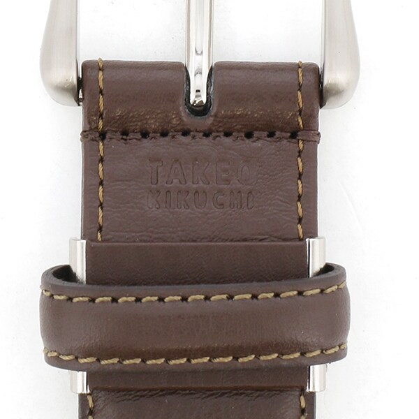 タケオキクチ/国産ソフトレザー ビジネスベルト 日本製 サイズ調整可の