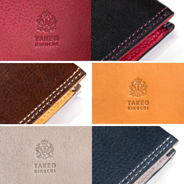 タケオキクチ（TAKEO KIKUCHI）/【タケオキクチ】ソフトアンティーク 財布 二つ折り 小銭入れあり 国産レザー_4