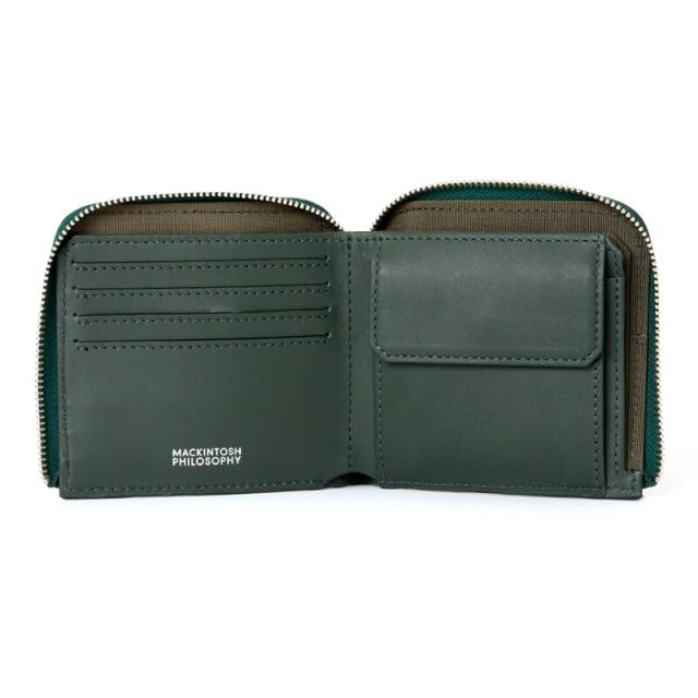 マッキントッシュ 哲学（MACKINTOSH PHILOSOPHY）/【マッキントッシュ 哲学】花の冠クス L字ジッパー 二つ折り財…