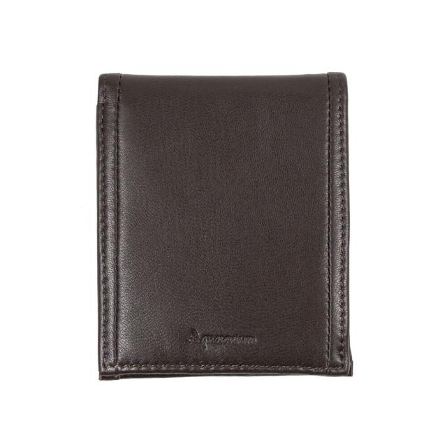 アクアスキュータム（AQUASCUTUM）/【アクアスキュータム】ラムタッチレザー 二つ折り紙入れ