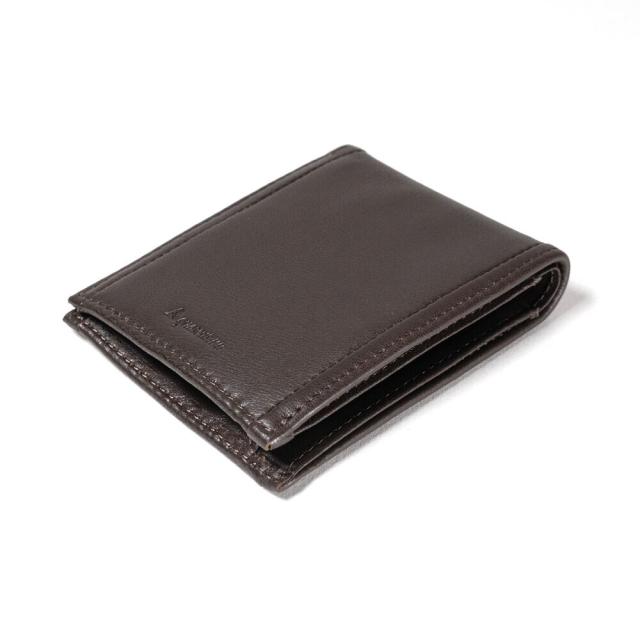 アクアスキュータム（AQUASCUTUM）/【アクアスキュータム】ラムタッチレザー 二つ折り紙入れ