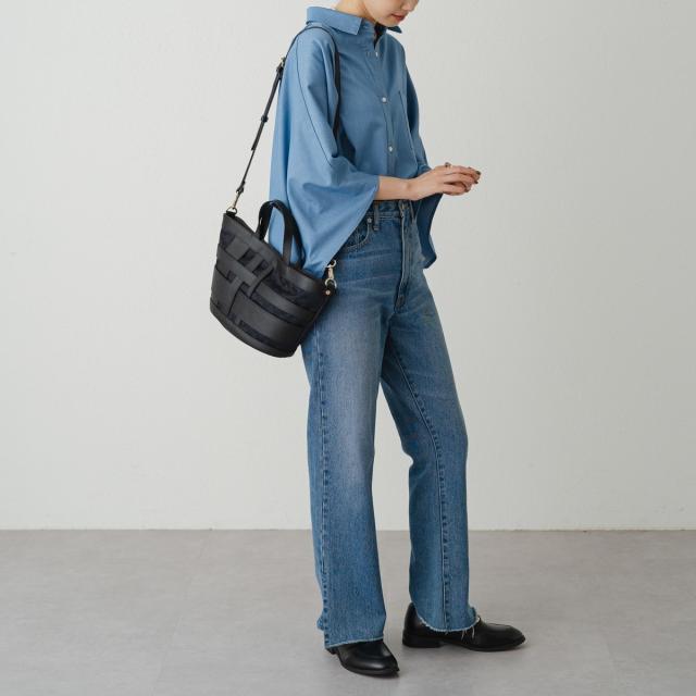 極美品 ラシット ランダムメッシュレザー 2WAY トートバッグ ショルダー セール】ランダムメッシュレザー2WAYトートバッグ(CE－1116
