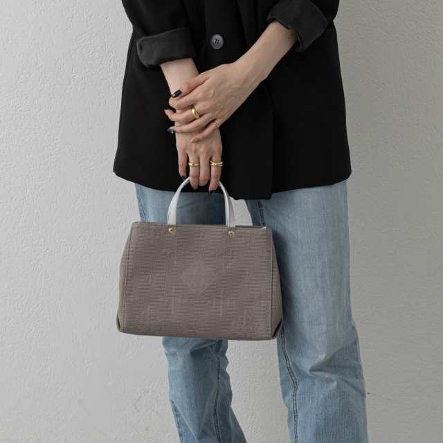 ラシット（russet）/【新色追加】《SHOPPER》トートバッグ S【刺し子