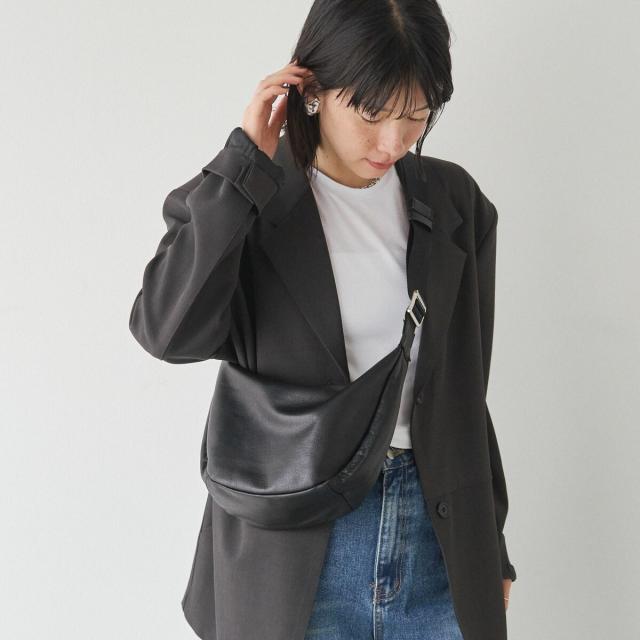 russet ラシット ソフトレザーラウンドショルダーバッグ ソフトレザーラウンドショルダーバッグ | russet(ラシット