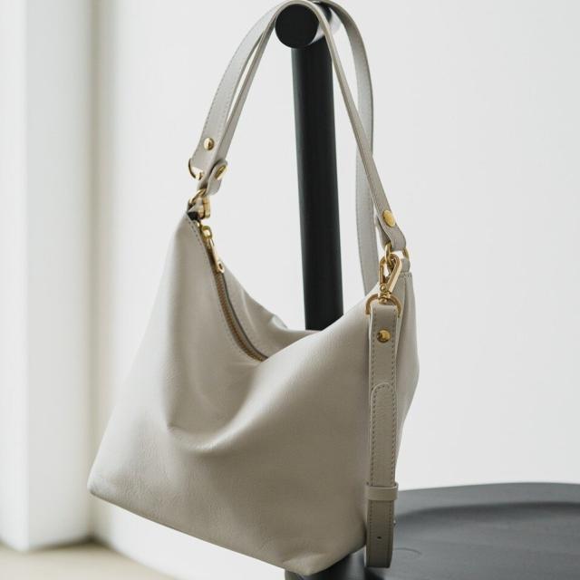 未使用】russetチェーンレザーショルダーバッグシルバー廃盤品