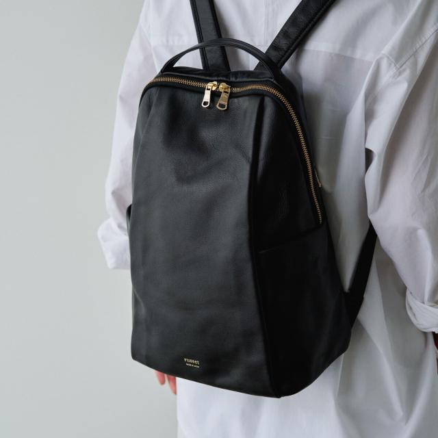 ラシット（russet）/＜背面メッシュ仕様＞レザーリュックサック