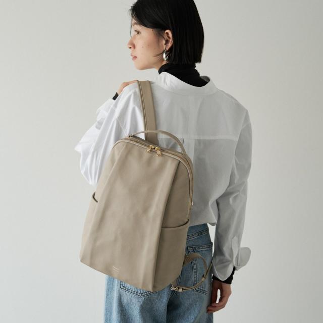 ラシット（russet）/＜背面メッシュ仕様＞レザーリュックサック