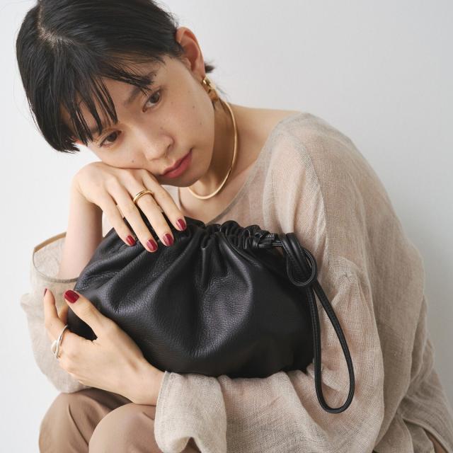 ラシット（russet）/レザー巾着4WAYショルダーバッグ(CE−1454)の通販