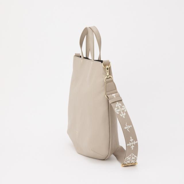 Letticeオーダーページ 2 ラシット russet 2WAYトートバッグ(CEー009ーOUT) （Gray/Pink
