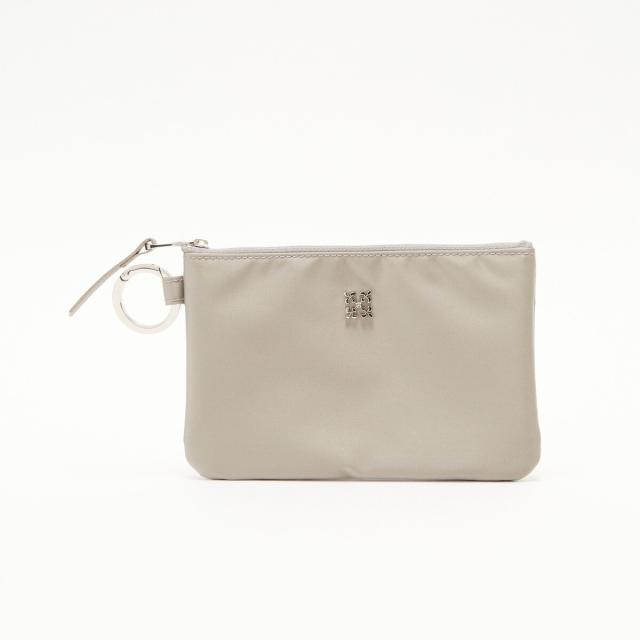 ラシット（russet）/カラビナ付きスクエアフラットポーチ(Z−207)の