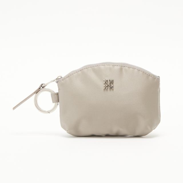 ラシット（russet）/カラビナ付きラウンドフラットポーチ(Z−208)