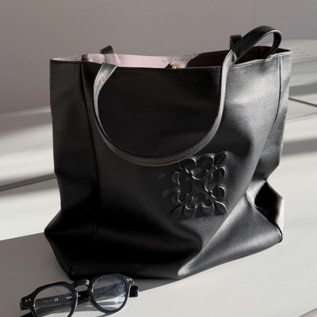 russet ラシット ソフトレザートートバッグ ブラック