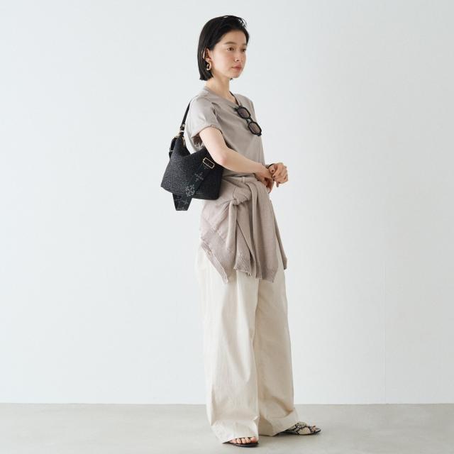 【新品・正規品・タグ付き】カゴシンプルショルダーバッグ（CE-1552）Gray 新品・正規品・タグ付き】カゴシンプルショルダーバッグ（CE