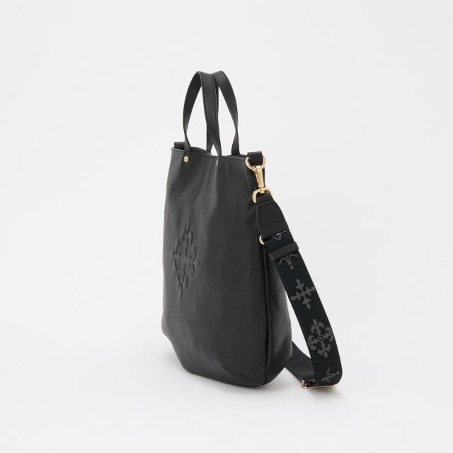 ラシット（russet）/【名品】エンボスモノグラム 2WAYトートバッグ(CE