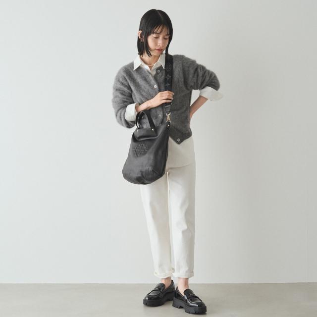 ラシット（russet）/【名品】エンボスモノグラム 2WAYトートバッグ(CE