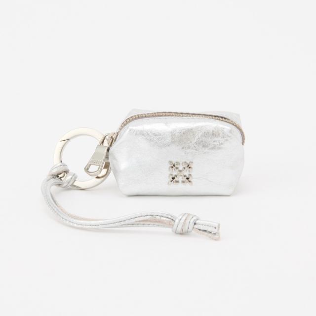 ラシット（russet）/カラビナ付き レザーミニポーチ型チャーム(Z