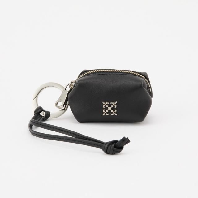 ラシット（russet）/カラビナ付き レザーミニポーチ型チャーム(Z−220