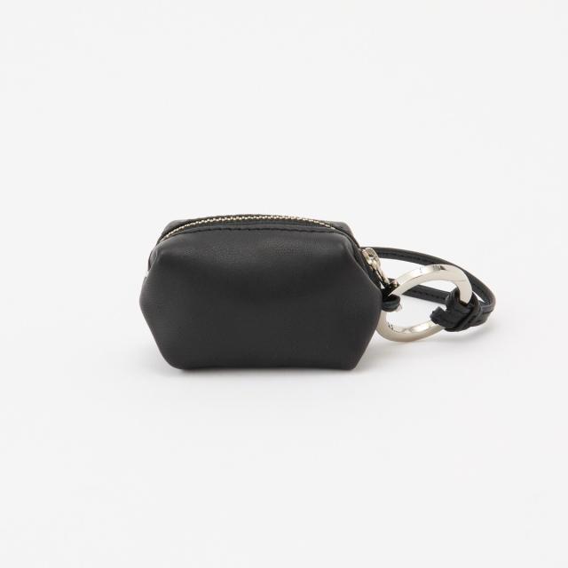 ラシット（russet）/カラビナ付き レザーミニポーチ型チャーム(Z−220