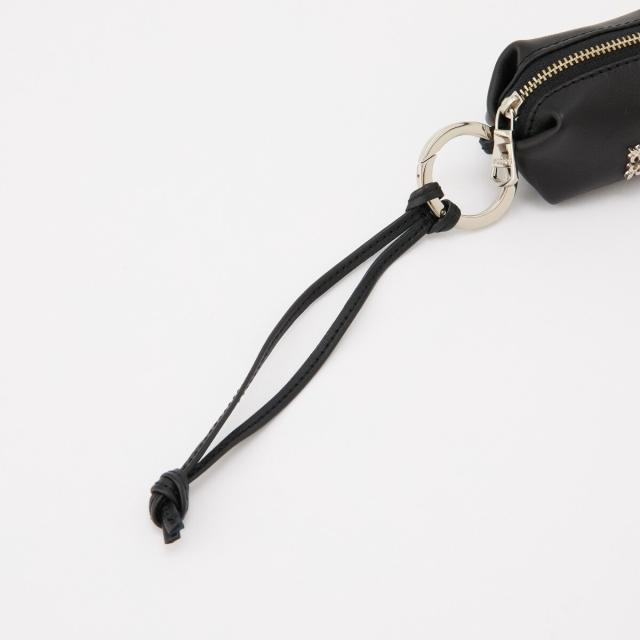 ラシット（russet）/カラビナ付き レザーミニポーチ型チャーム(Z−220