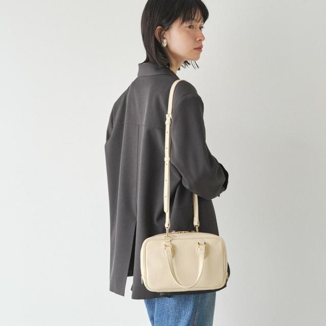 ラシット（russet）/【2025AW新作】シュリンクレザー2WAYミニボストン