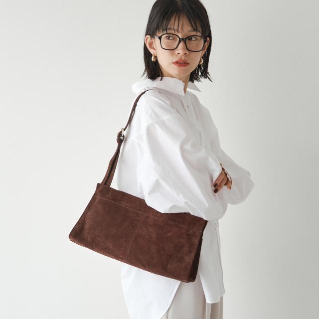 ラシット（russet）/スエード横長ショルダーバッグ(CE−1578)の通販は