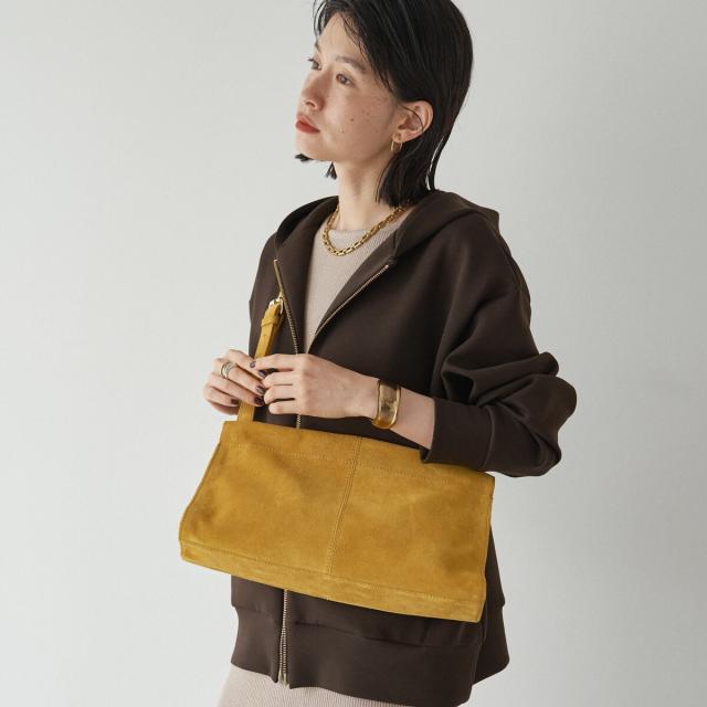 ラシット（russet）/スエード横長ショルダーバッグ(CE−1578)の通販は