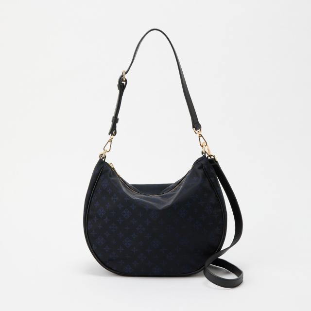 ラシット（russet）/モノグラムナイロンジャガード ラウンド型2WAY