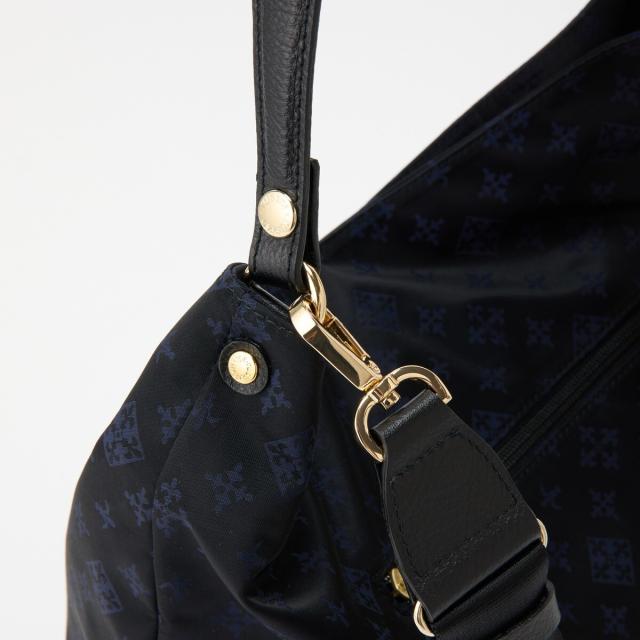 ラシット（russet）/モノグラムナイロンジャガード 縦長2WAYショルダー