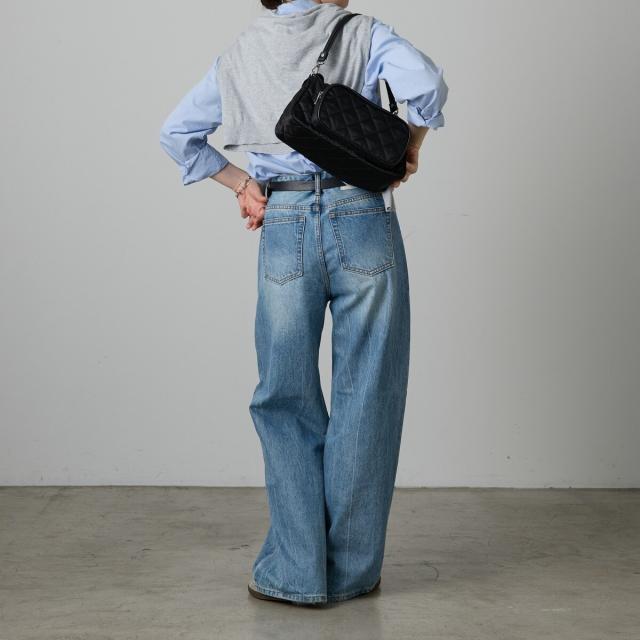 ラシット（russet）/キルティング横長2WAYショルダーバッグ(SF−258)の