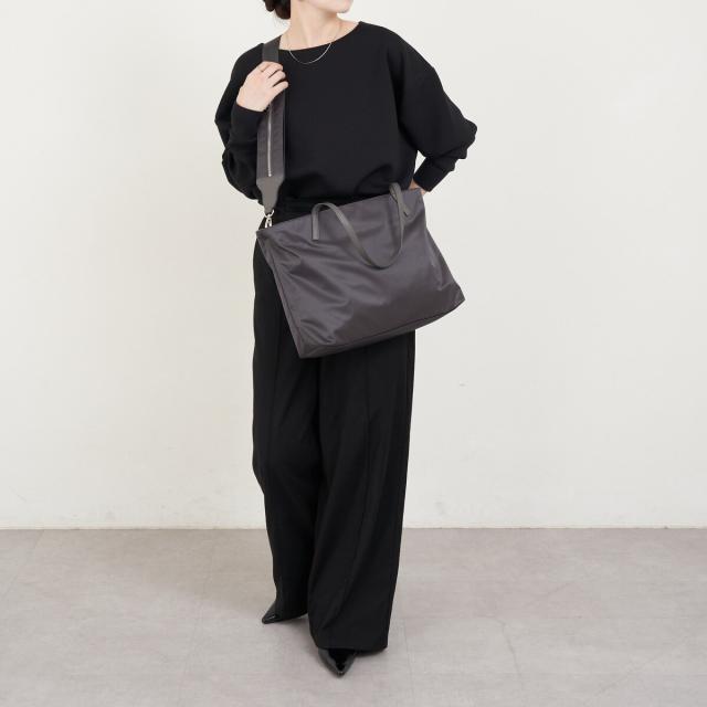 ラシット（russet）/【2025AW新作】《ファスナーポケット付きショルダーベルト》2wayトートバッグ(SF−266)