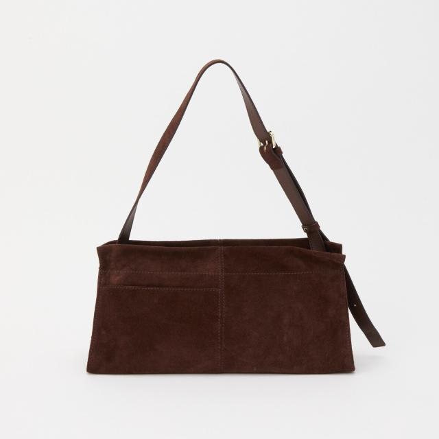 ラシット（russet）/ステンシルデザインスエード横長ショルダーバッグ