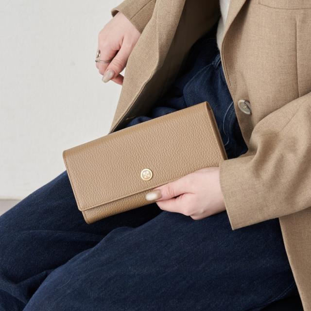 ラシット（russet）/サークルプレートロングウォレット(SO−440)