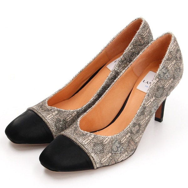 ランバン オン ブルー（LANVIN en Bleu）/トゥーキャップスクエアトゥパンプス