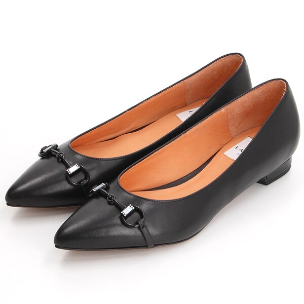 ランバン オン ブルー（LANVIN en Bleu）/ポインテッドトゥビットカッターパンプス